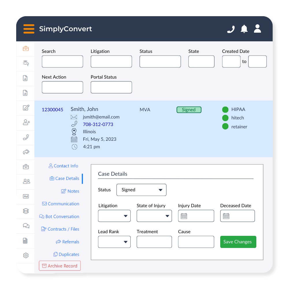 CRM Drop Shadow