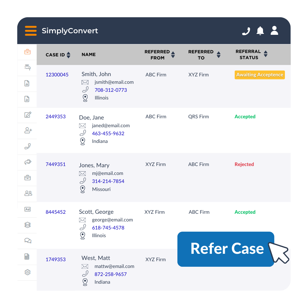 SimplyConvert referral platform