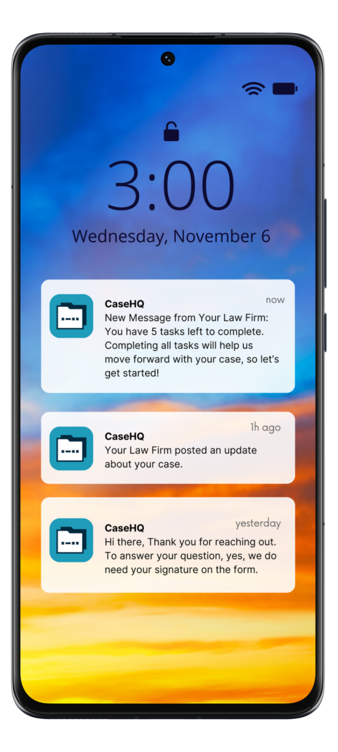 CaseHQ mobile app